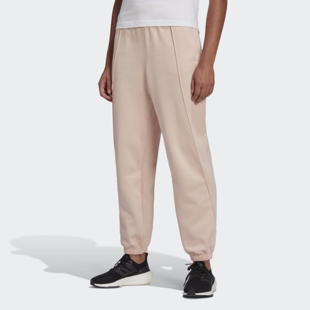 Pantalones De Forro Polar Rosa Vapor Hyperglam De Adidas