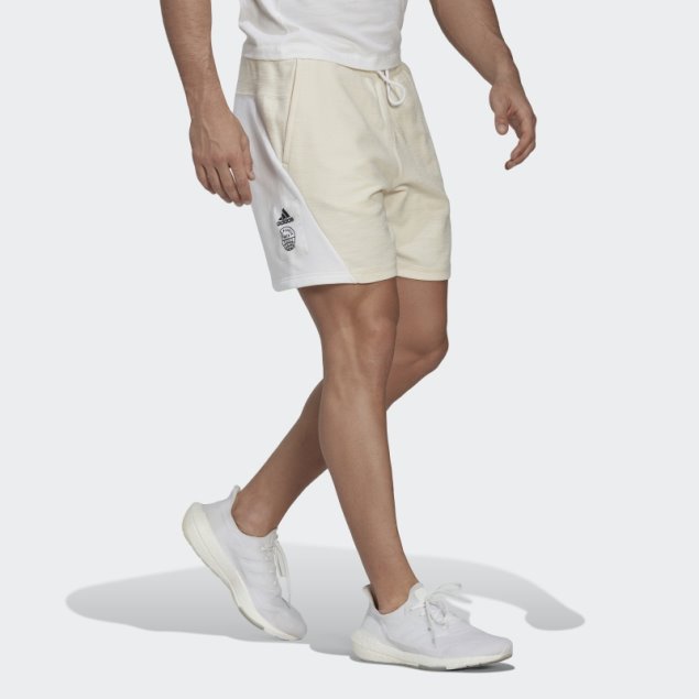 Pantalones Cortos De Felpa Francesa Invertida Adidas (género Neutral) Sin Teñir