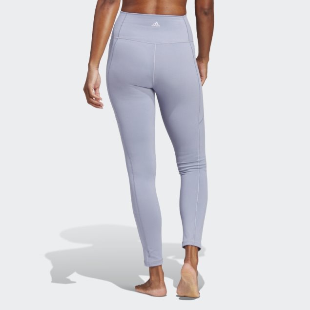 Adidas Yoga Studio 7/8 Leggings Plata Caliente Violeta