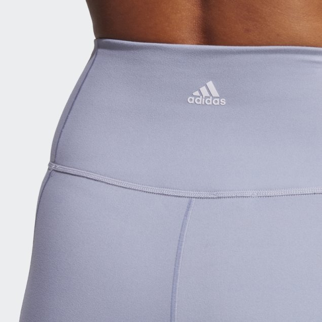 Adidas Yoga Studio 7/8 Leggings Plata Caliente Violeta