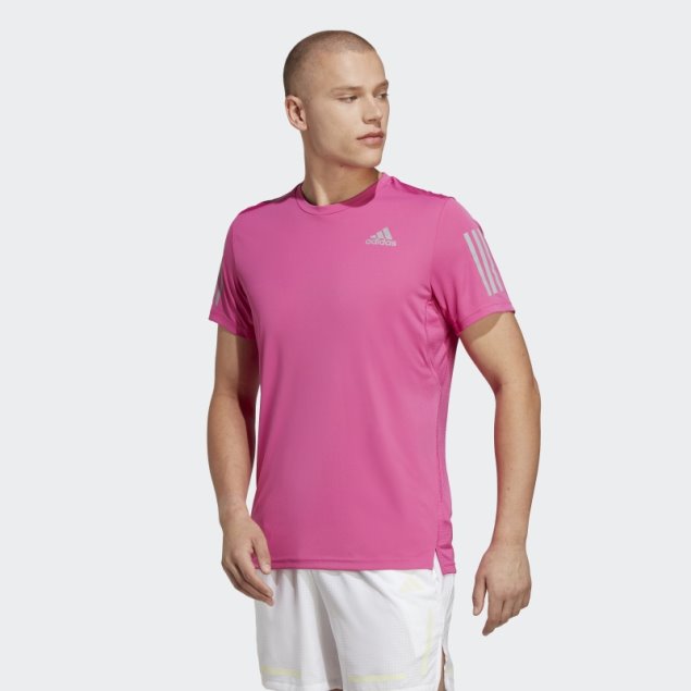 Camiseta Own The Run Adidas Fucsia