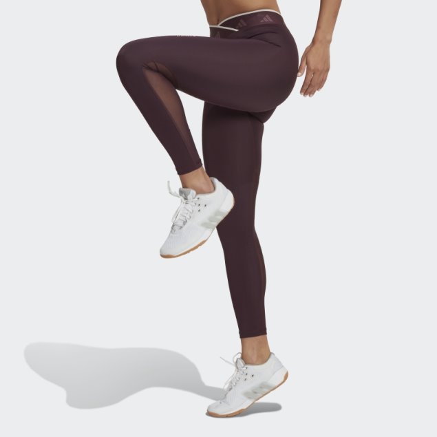 Adidas Techfit V-shaped Elastic 7/8 Leggings Granate
