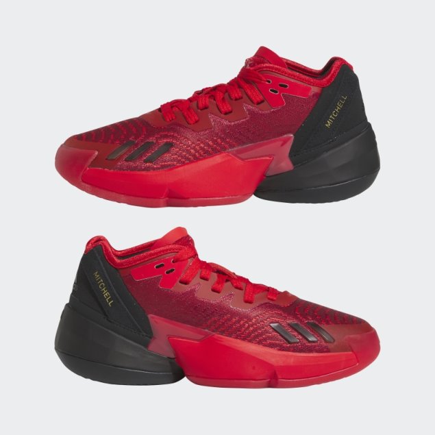 Moda Victoria Rojo Adidas D.o.n. Número 4 Zapatos De Baloncesto