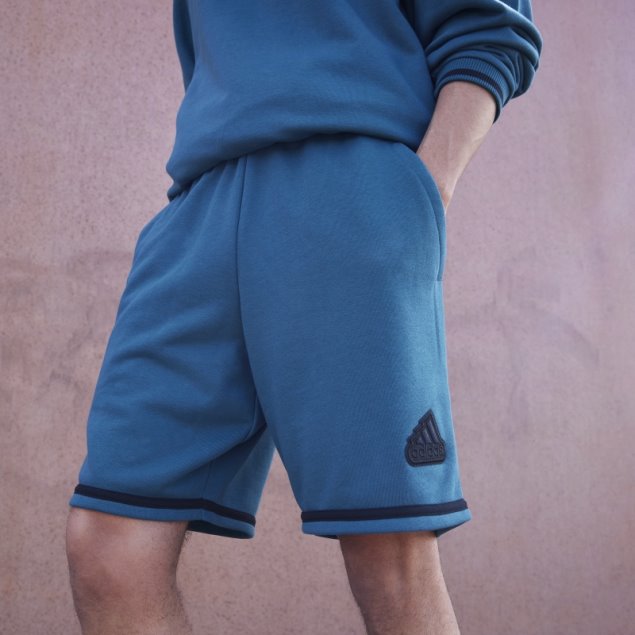 Pantalones Cortos Adidas French Terry (género Neutral) Viridian