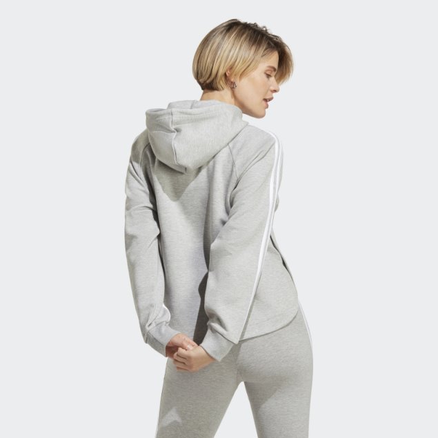 Sudadera Premamá Con Capucha Adidas Gris Medio