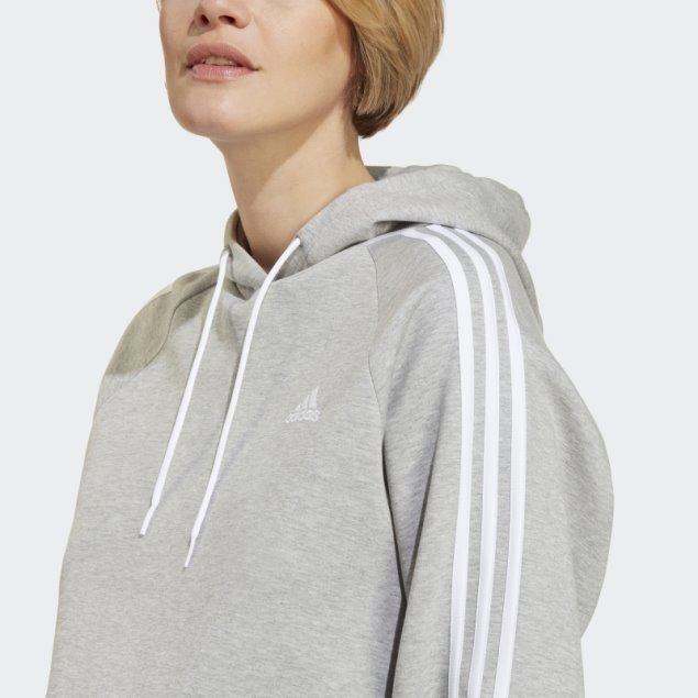 Sudadera Premamá Con Capucha Adidas Gris Medio
