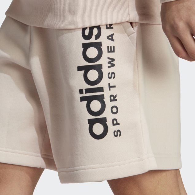 Adidas Shorts Con Estampado De Vellón All Szn