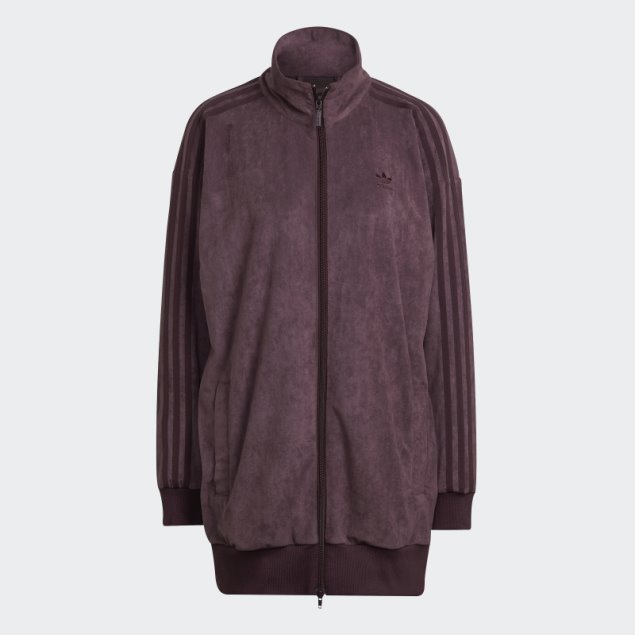 Chaqueta De Chándal Adicolor Classics Suede Burdeos Adidas
