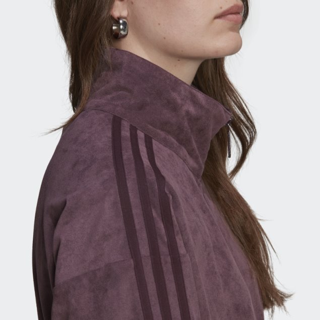 Chaqueta De Chándal Adicolor Classics Suede Burdeos Adidas