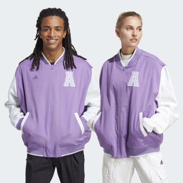 All Szn Logomania Collegiate Jacket Adidas Violeta