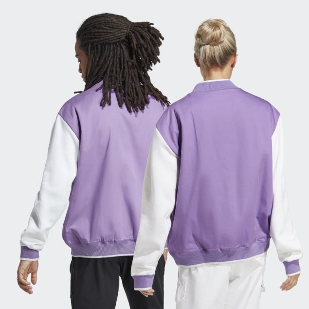 All Szn Logomania Collegiate Jacket Adidas Violeta