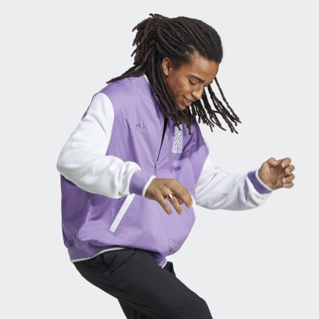 All Szn Logomania Collegiate Jacket Adidas Violeta