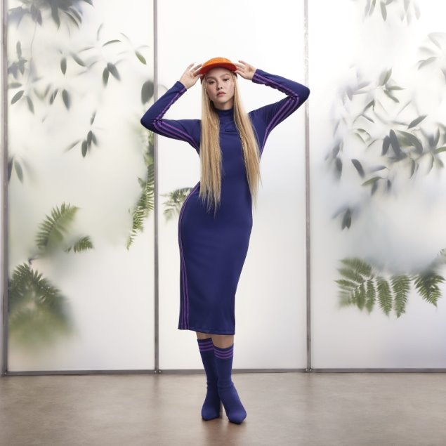 Vestido Adidas Spandex Añil