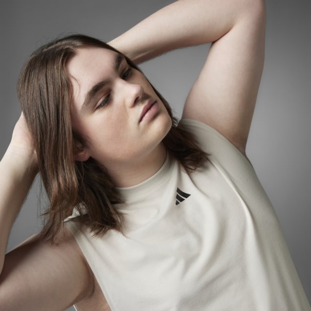 Camiseta Sin Mangas De Yoga Authentic Balance Adidas Aluminio