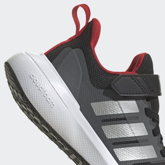 Escarlata Adidas Fortarun 2.0 Cloudfoam Elastic Lace Top Strap Zapatos