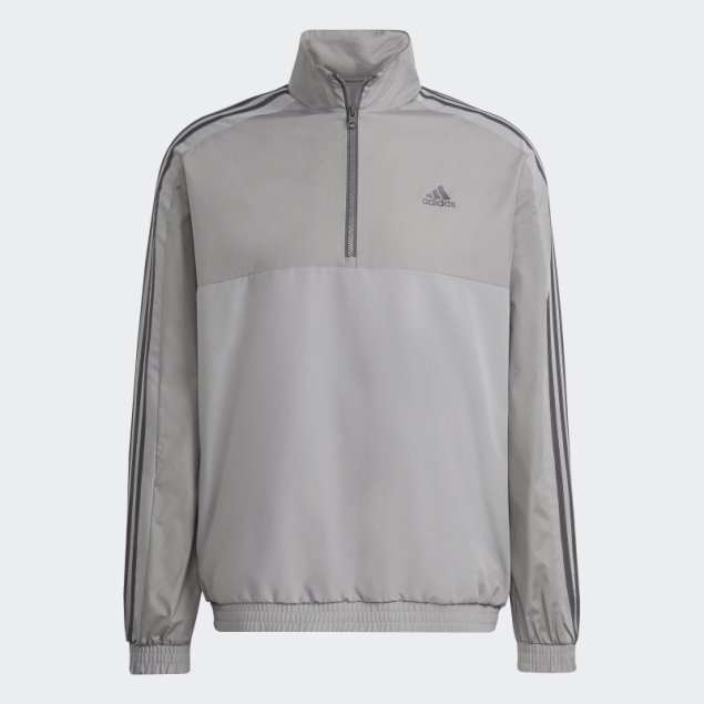 Chándal Tejido Con Cremallera 1/4 Gris Adidas