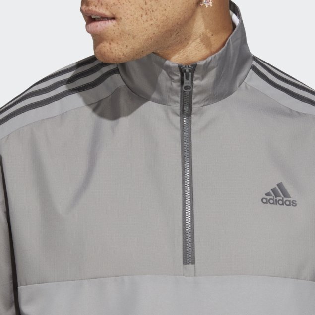 Chándal Tejido Con Cremallera 1/4 Gris Adidas