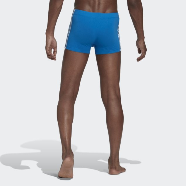 Calzoncillos De Algodón Con 3 Rayas Comfort Flex (3 Pares) Adidas Blanco