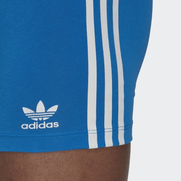 Calzoncillos De Algodón Con 3 Rayas Comfort Flex (3 Pares) Adidas Blanco
