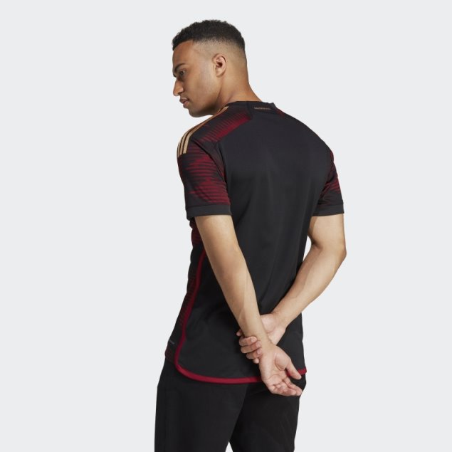 Camiseta Adidas Alemania 22 Negro Segunda Equipacion