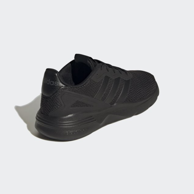 Negro Adidas Nebzed Cloudfoam Estilo De Vida Zapatos Para Correr