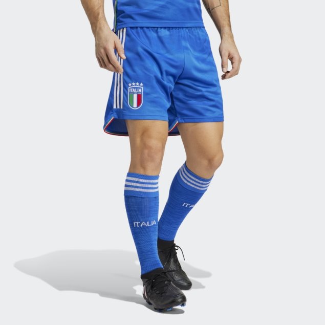 Pantalón Corto Azul Italia 23 Primera Equipación Adidas