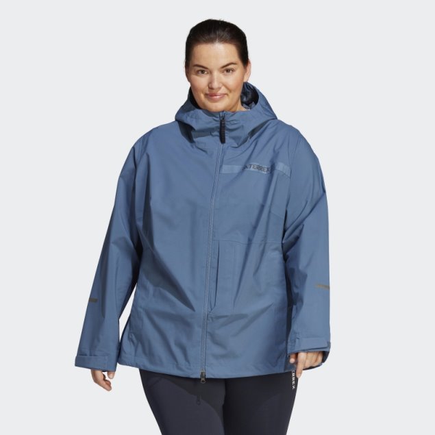 Chaqueta Impermeable Terrex Multi Rain.rdy De 2,5 Capas (talla Grande) Adidas Acero