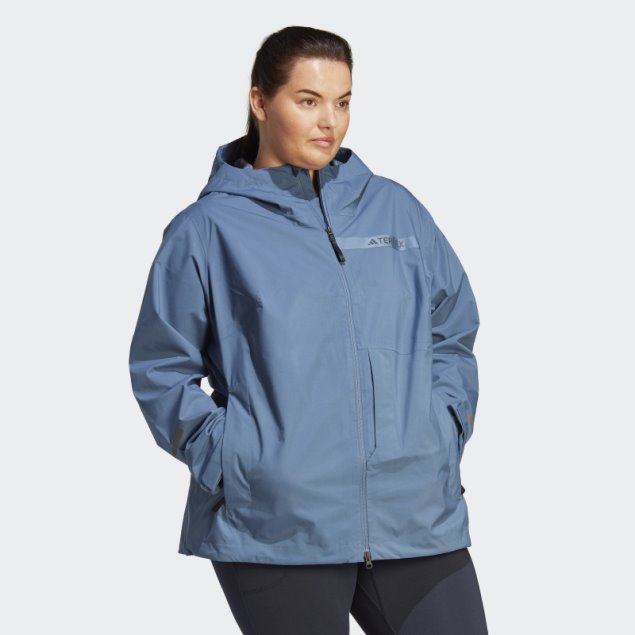 Chaqueta Impermeable Terrex Multi Rain.rdy De 2,5 Capas (talla Grande) Adidas Acero