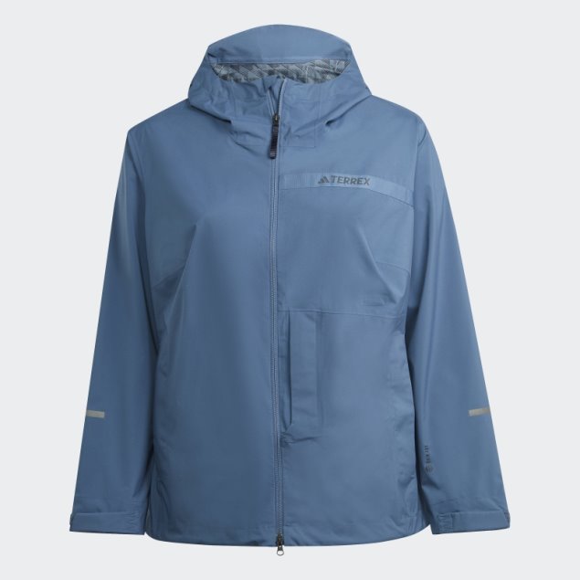 Chaqueta Impermeable Terrex Multi Rain.rdy De 2,5 Capas (talla Grande) Adidas Acero