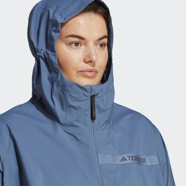 Chaqueta Impermeable Terrex Multi Rain.rdy De 2,5 Capas (talla Grande) Adidas Acero