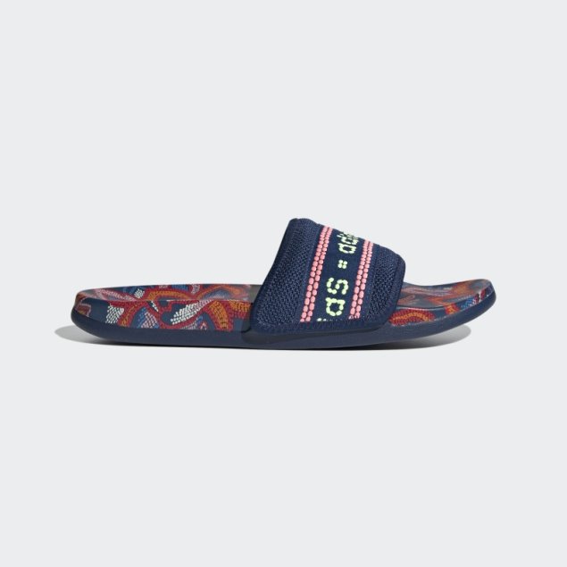 Chanclas Adilette Comfort Azul Misterio Adidas