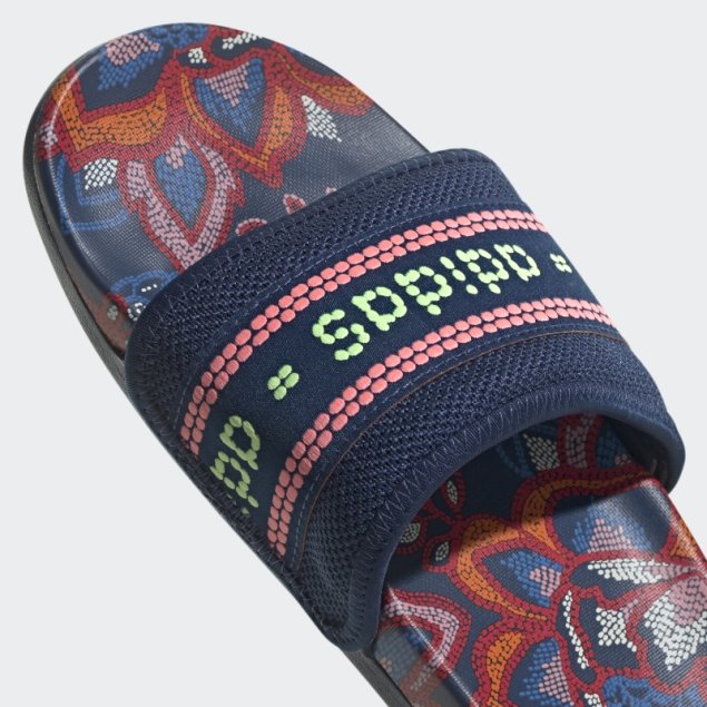 Chanclas Adilette Comfort Azul Misterio Adidas