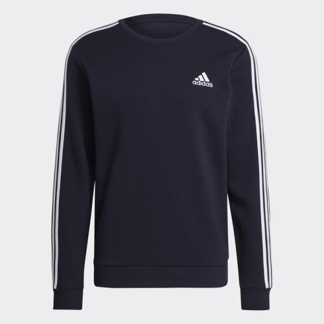 Sudadera Adidas Essentials De Polar Con 3 Rayas