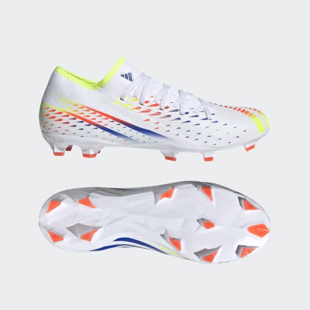 Botas De Fútbol Para Terreno Firme Bajo Adidas Predator Edge.3 Blanco