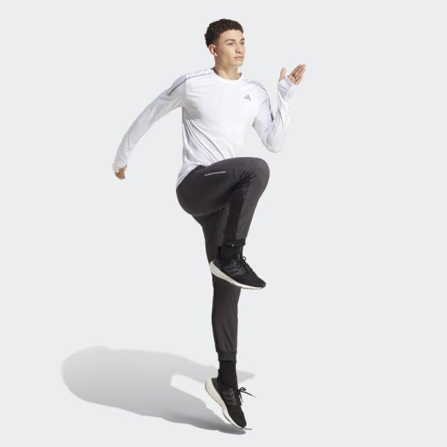 Camiseta De Running De Manga Larga Fast Adidas Blanca