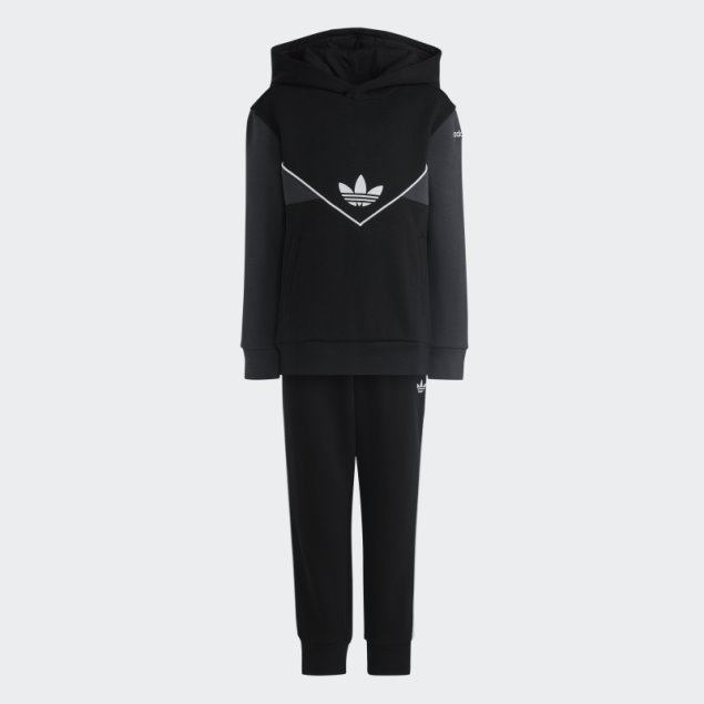 Adidas Adicolor Sudadera Con Capucha Conjunto Carbono