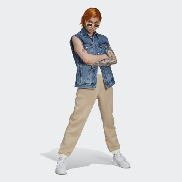 Joggers Bajos Adidas Beige