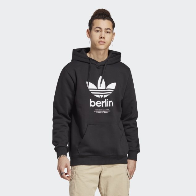 Sudadera Icone Berlin City Originals Negro Adidas