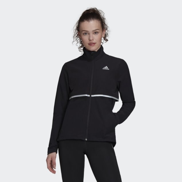 Chaqueta Adidas Own The Run Soft Shell Negra
