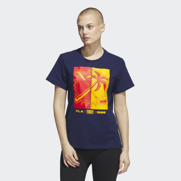 Camiseta Adidas Panthers Playmaker Azul Marino