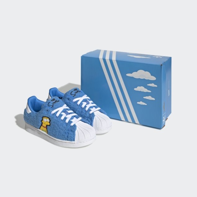Zapatillas Adidas Superstar Marge Simpsons Blancas
