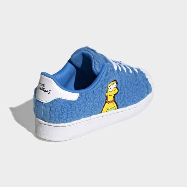 Zapatillas Adidas Superstar Marge Simpsons Blancas
