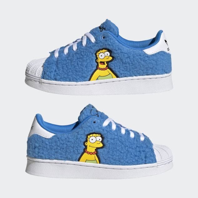 Zapatillas Adidas Superstar Marge Simpsons Blancas