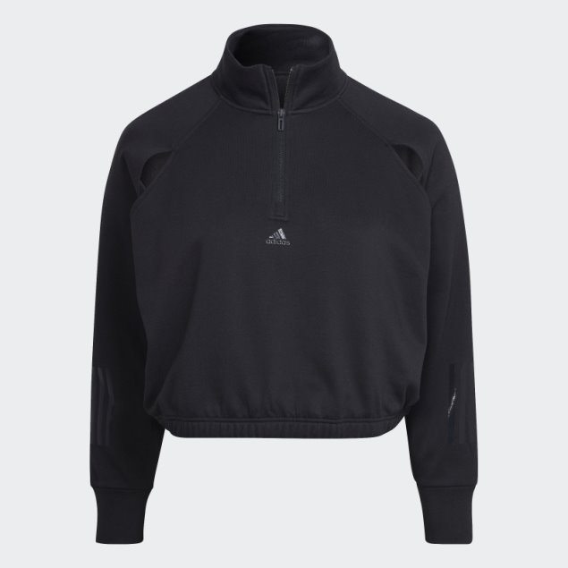 Sudadera Hyperglam Polar (tallas Grandes) Negro Adidas