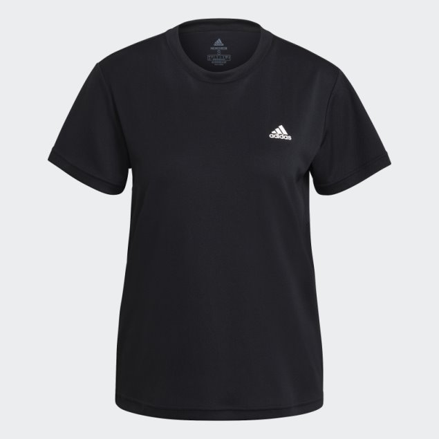 Camiseta Deportiva Aeroready Diseñada Para Moverse Adidas Negra