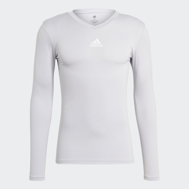 Camiseta Team Base Gris Claro Adidas