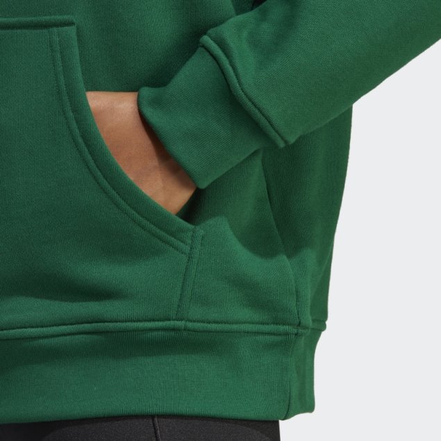 Sudadera Verde Oscuro Con Trifolio Adidas