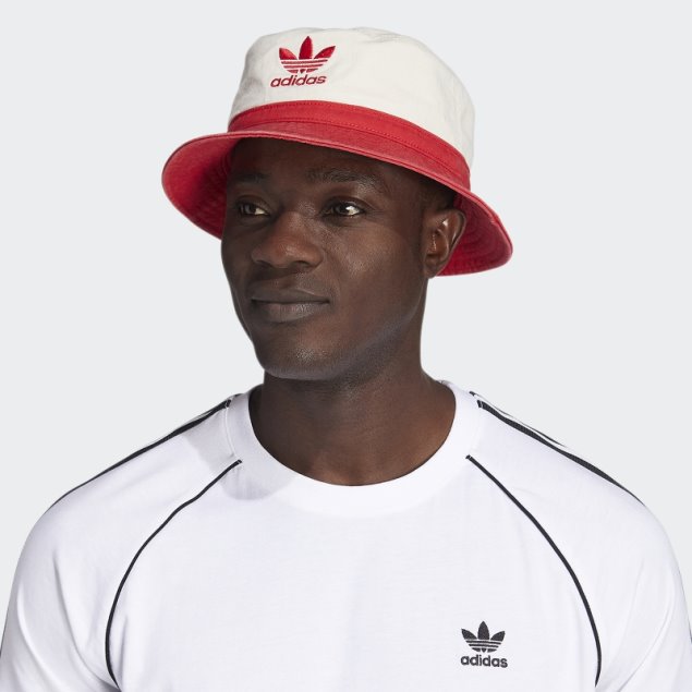 Adidas Gorro De Pescador Lavado Blanco