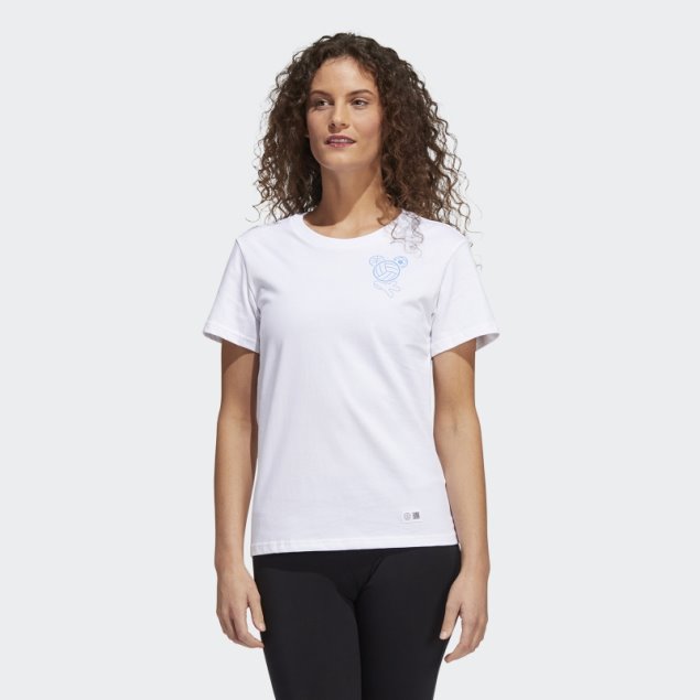 Adidas Camiseta Deportiva Disney Blanca