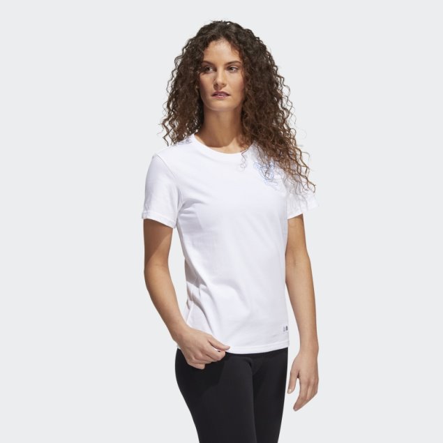 Adidas Camiseta Deportiva Disney Blanca